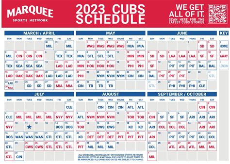 chicago cubs 2023 season schedule